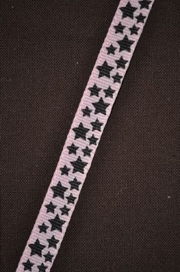 Ripsband Sternenhimmel rosa