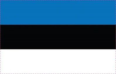 Estland Flagge Aufkleber Sticker Fahne selbstklebend 5-60cm breit ES-FL-EST