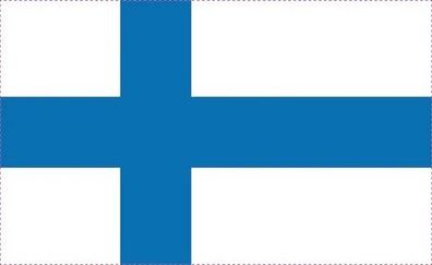 Finnland Flagge Aufkleber Sticker Fahne selbstklebend 5-60cm breit ES-FL-FIN