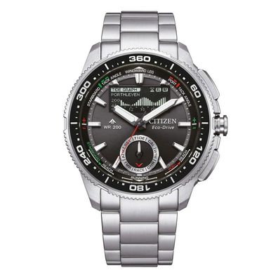 Citizen Promaster Eco-Drive Herren-Solaruhr Wave Tracker Schwarz JV3001-53E