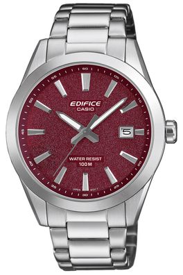 Casio Edifice Herrenuhr Quarz Edelstahl Dunkelrot EFV-160D-4AVEF