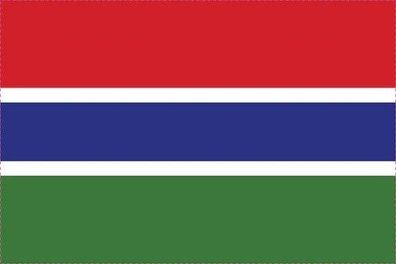 Gambia Flagge Aufkleber Sticker Fahne selbstklebend 5-60cm breit ES-FL-GAM