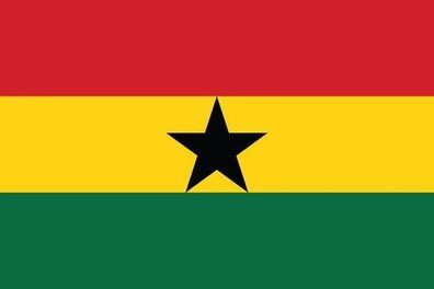 Ghana Flagge Aufkleber Sticker Fahne selbstklebend 5-60cm breit ES-FL-GHA