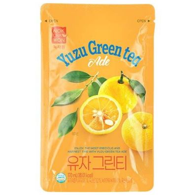 Nokchawon Yuzu Green Tea Ade Beutelgetränk 170ml
