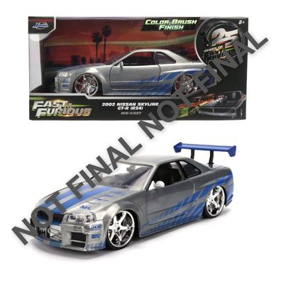 Jada Fast & Furious Anniv. 1:24 Nissan Skyline 9336818314R00