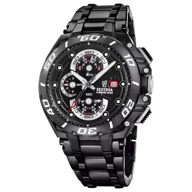 Festina F20756-1 Uhr Chrono Bike 2026 Spezial Edition Schwarz mit Ersatzband