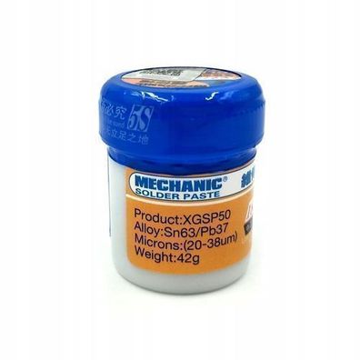 Rosfix Lötpaste XG-50 – Sn63/Pb37, 183°C, 35g | für BGA & GSM-Technik