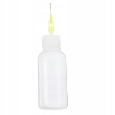 Rosfix Dosierflasche 60ml mit Nadel – 20G Präzision | 0,9mm Ø, 15mm Länge