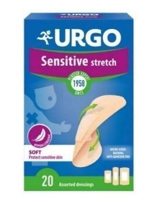 Urgo Sensitiver Stretch-Verband, 20-teiliges Set für empfindliche Haut