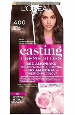L'Oréal Paris Casting Creme Gloss Haarfarbe 400 Mittelbraun