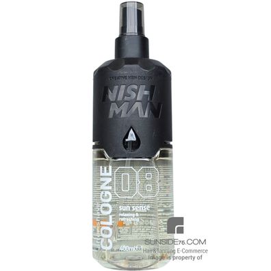 NishMan/After Shave Cologne 08 "Sun Sense" 400ml/Bartpflege/Gesichtspflege