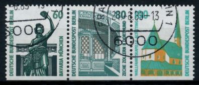 BERLIN Zusammendruck Nr W96 gestempelt 3ER STR X74B6BE
