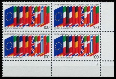 BRD BUND 1989 Nr 1416 postfrisch Viererblock Formnummer X76CD2A