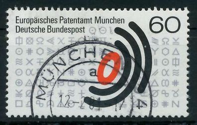 BRD BUND 1981 Nr 1088 gestempelt X831A72