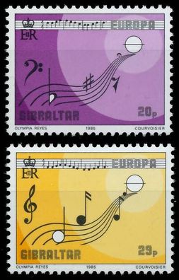 Gibraltar 1985 Nr 487-488 postfrisch S1F0C6E