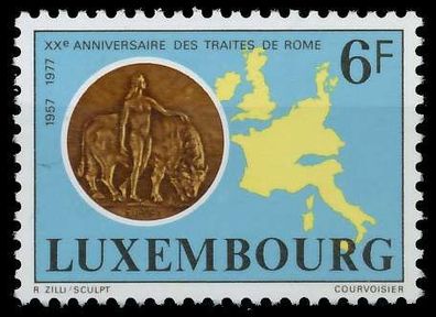 Luxemburg 1977 Nr 956 postfrisch S21FED6