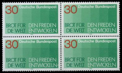 BRD BUND 1972 Nr 751 postfrisch Viererblock S227956