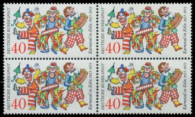 BRD BUND 1972 Nr 748 postfrisch Viererblock S227986