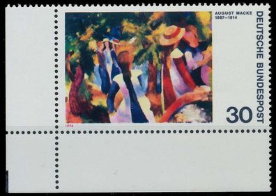BRD BUND 1974 Nr 816 postfrisch ECKE-ULI S231426
