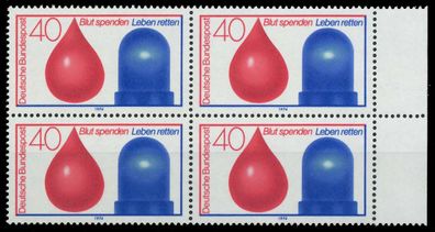 BRD BUND 1974 Nr 797 postfrisch Viererblock X5FE5D2