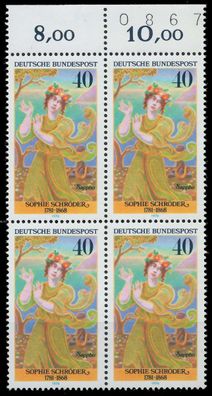 BRD BUND 1976 Nr 909 postfrisch Viererblock ORA X60008A