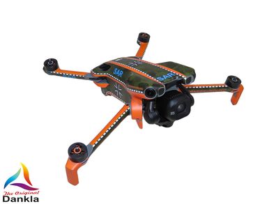 DJI Mini 5 Pro - Skin - Design: SAR - inkl. 6x Batterie- und RC-N3 + RC2 Folie