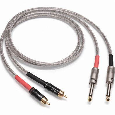 Sommercable -Corona- HighEnd Adapterkabel - Cinch auf Klinke 6,3mm - Schnell. Klar