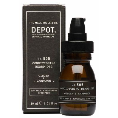 DEPOT N° 505 Conditioning Beard Oil - Ginger & Cardamon, 30 ml