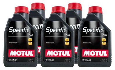 Motul Specific C40 5W-40 5x1 Liter