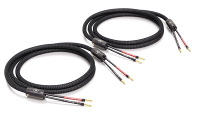 Viablue -SC-2 Silver- HighEnd Lautsprecherkabel - Single-Wiring - crimped - Black