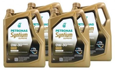 Petronas Syntium Supreme FPW02 0W-30 4x5 Liter