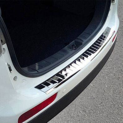 Ladekantenschutz Stoßstange für Mitsubishi Outlander 2012-2016 Edelstahl Chrom