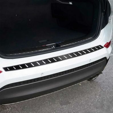 Ladekantenschutz Stoßstange für Hyundai Tucson 2015-2018 Chrom Kohlefaserfolien