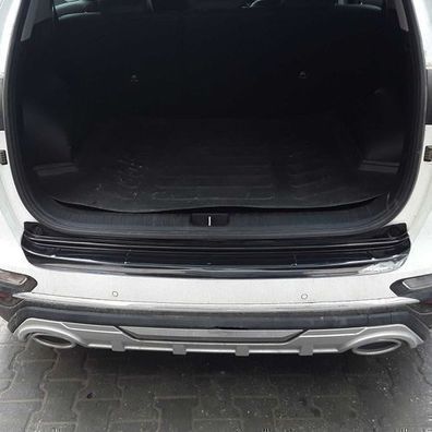 Ladekantenschutz für Kia Sportage 2015-2018 Stoßstangenschutz Glanz Schwarz ABS