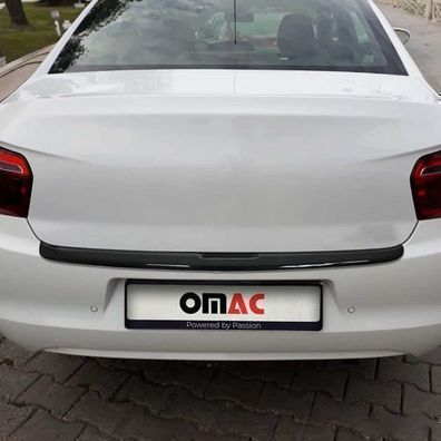Ladekantenschutz Stoßstangenschutz für Citroen C-Elysee 2012-2024 Acryl Schwarz
