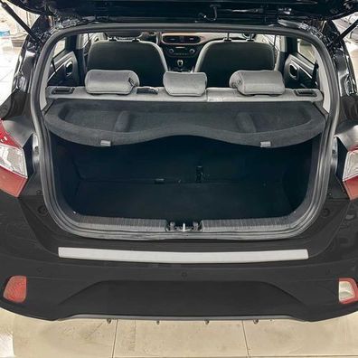 Ladekantenschutz Stoßstangenschutz für Hyundai i10 2019-2025 Edelstahl Gebürstet