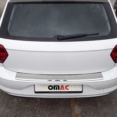 Ladekantenschutz Stoßstange für VW Polo Schrägheck 2017-2025 n Edelstahl Chrom