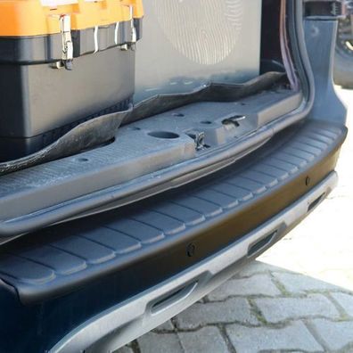 Ladekantenschutz für Dacia Dokker 2012-2023 Schwarz Heckschutz ABS