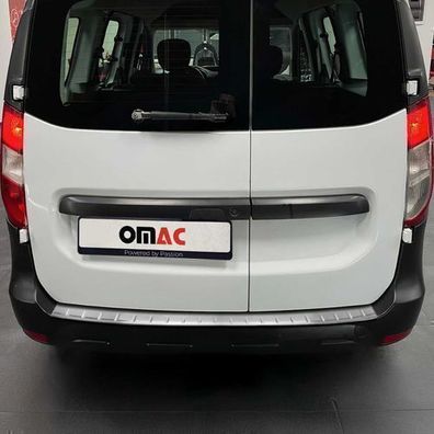 Ladekantenschutz Stoßstangenschutz für Renault Express 2021-24 Gebürstet Dunkel