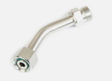 Hydraulik Winkelverschraubung 45° extra lang KOVO 12L 94 mm Rohrverschraubung