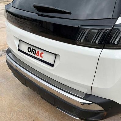 Ladekantenschutz Stoßstangenschutz für Peugeot 3008 2016-2025 Edelstahl Dunkel