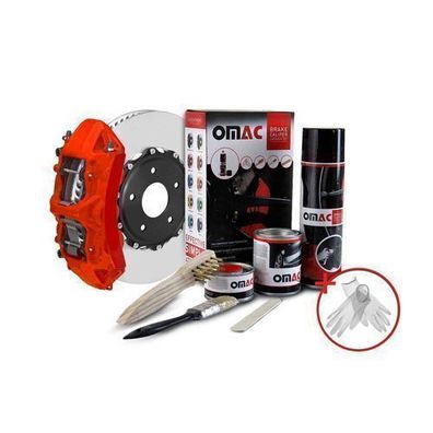 OMAC Bremssattellack Bremssattelfarbe Texas Rot Matt Auto Lack Set