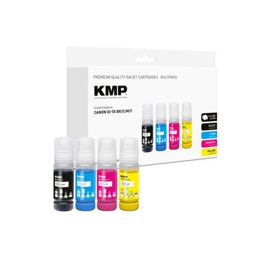 KMP Patrone Canon GI55 MultiPack bk, , , kompatibel