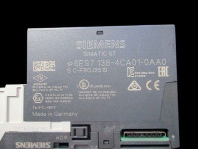 Siemens Simatic S7 6ES7138-4CA01-0AA0 Power Supply Modul