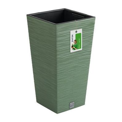Blumentopf Pflanzkübel FURU Square Balkonkasten Blumenkübel Grün 26,6 L