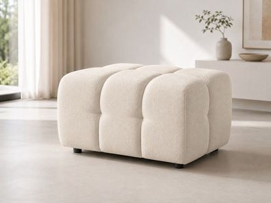 Hocker BONA, Polsterhocker, Sitzhocker, Fußhocker, Pouf, Ottoman, Wohnzimmer