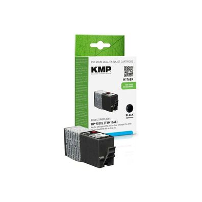 KMP H176BX schwarz Tintenpatrone ersetzt HP 903XL (T6M15AE)