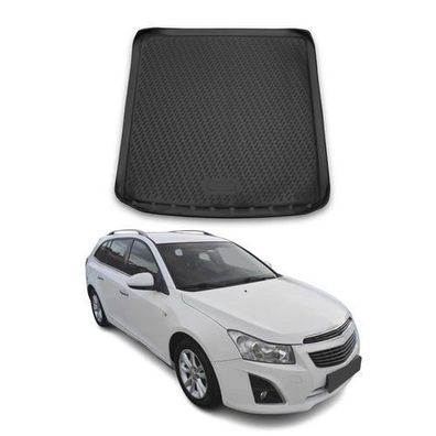 Kofferraummatte Kofferraumwanne für Chevrolet Cruze 2012-2016 SW Gummi TPE