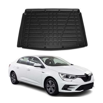 Kofferraumwanne Laderaumwanne für Renault Megane 2016-2025 Gummi TPE Schwarz