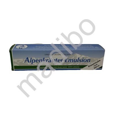 33,95 Euro pro 1 Liter Alpenkräuter-Emulsion von Lacure 200 ml